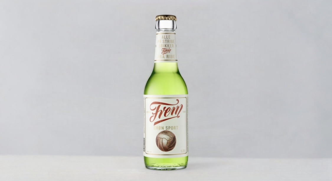 25 cl. Grøn sport sodavand fra Frem