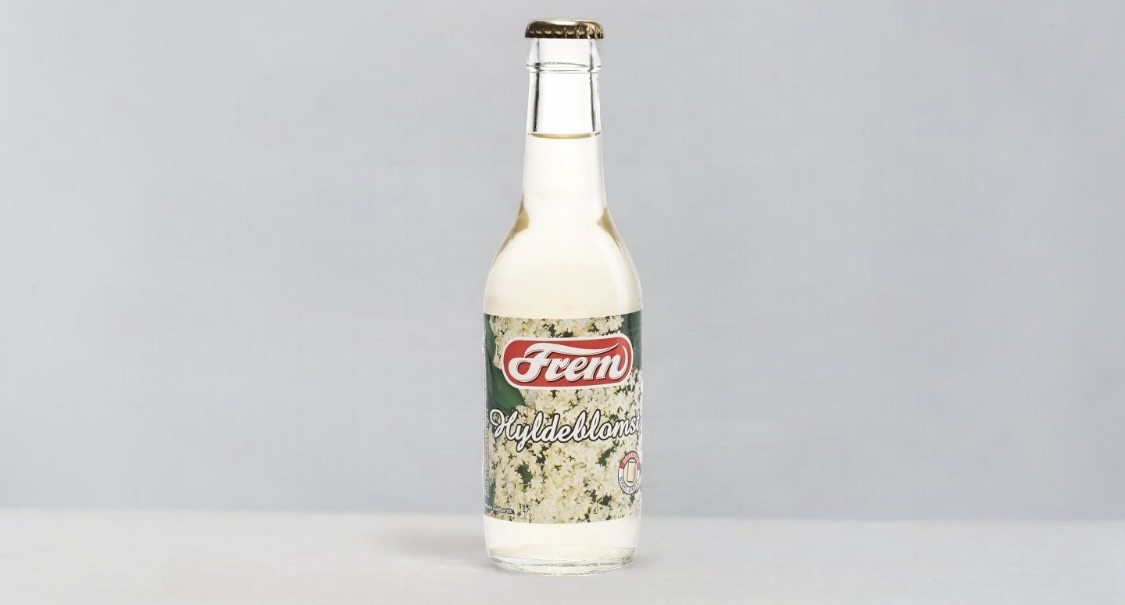 25 cl. hyldeblomst sodavand fra Frem